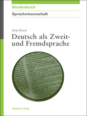 cover image of Deutsch als Zweit- und Fremdsprache